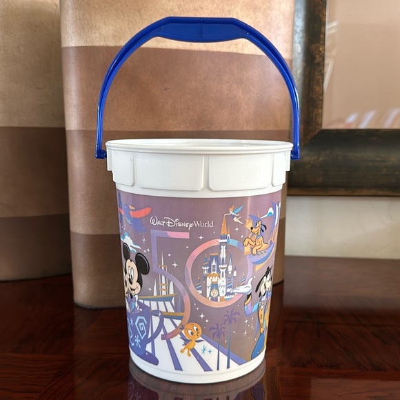 Disney Walt Disney World 50th Anniversary Popcorn Bucket & Antenna Toppers - Picture 2 of 13